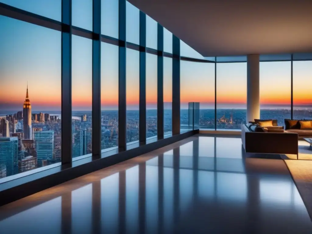 Penthouse de lujo con vistas panorámicas en la ciudad Apartamento de lujo con vista panorámica a la ciudad, amueblado elegantemente
