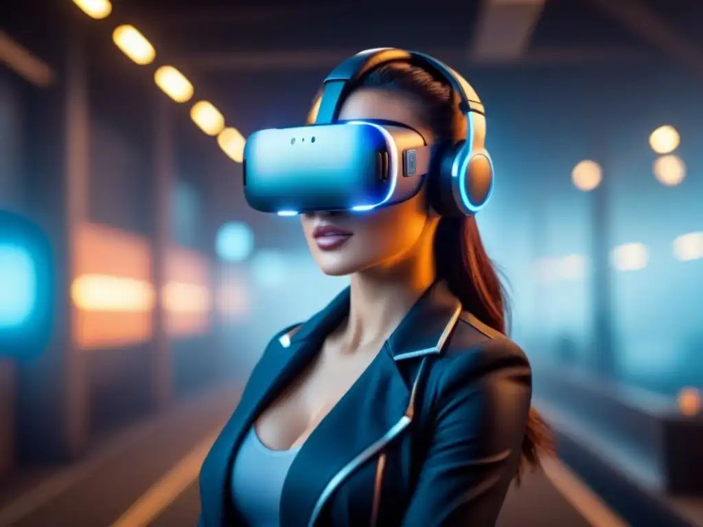 Chatbot inmersivo: asistente digital para propiedades en VR Un asistente digital vanguardista en realidad virtual ofrece información inmobiliaria en tiempo real