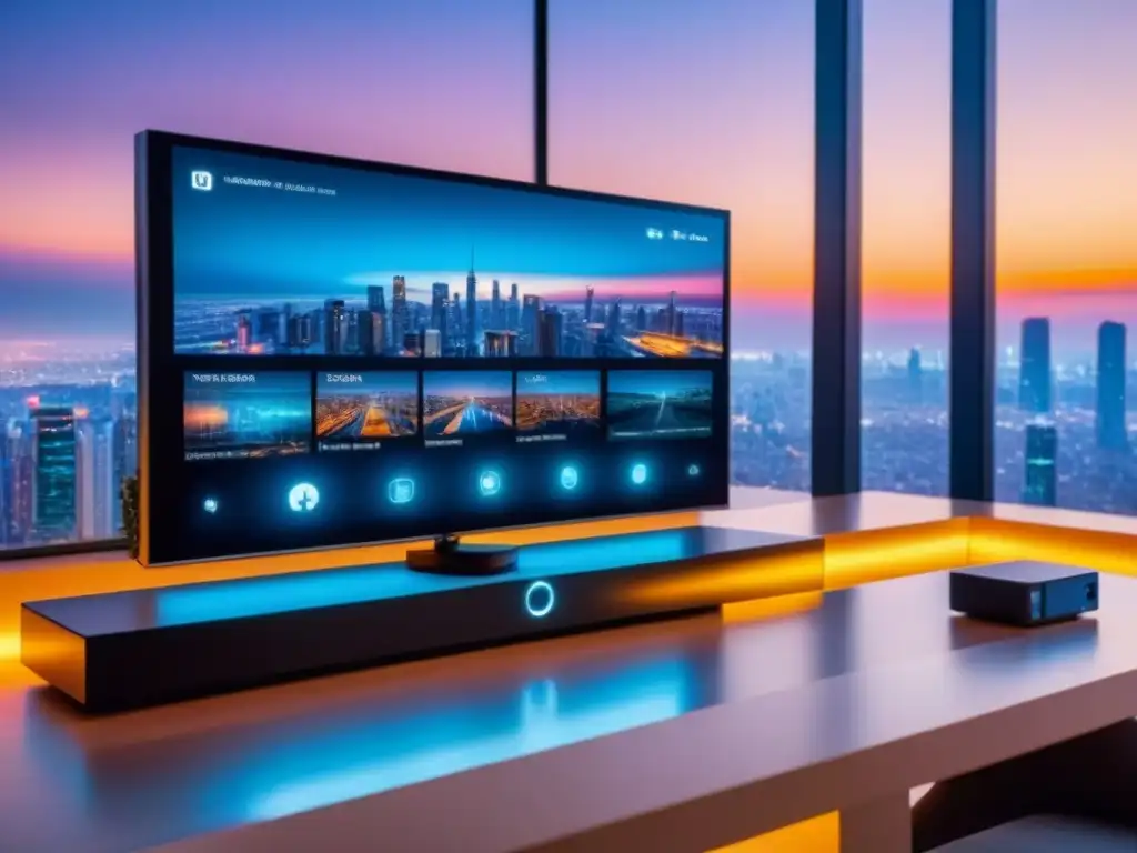 Control de seguridad futurista en hogar inteligente de lujo Avanzado sistema de seguridad en préstamos inmobiliarios en hogar futurista de alta tecnología