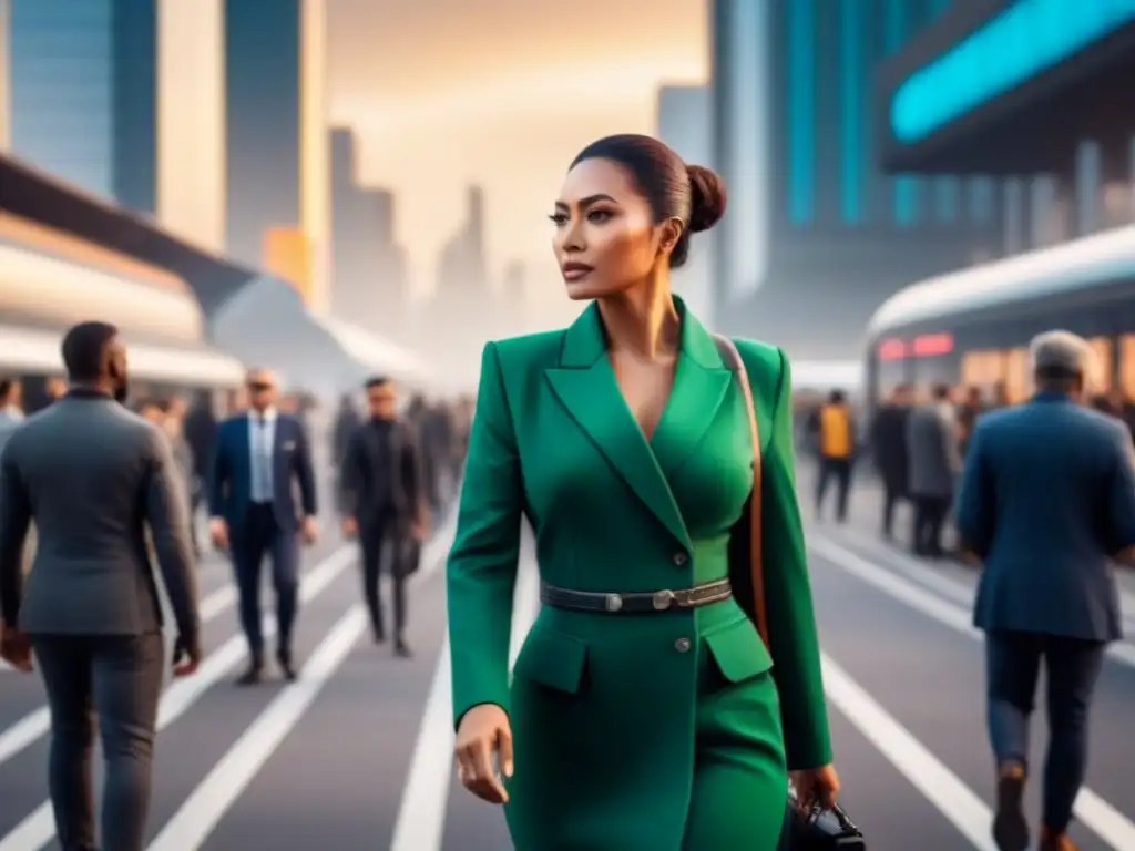 Futurismo sostenible: Ciudad 8K eco-tecnológica del siglo XXI Una ciudad futurista con desarrollo urbano siglo XXI factores: tecnología, naturaleza y sostenibilidad