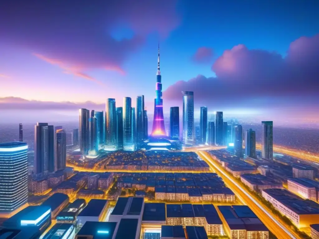 Metrópolis digital futurista: revolución en la era inmobiliaria Descubre una ciudad futurista digital con normativa financiera préstamos inmobiliarios digital