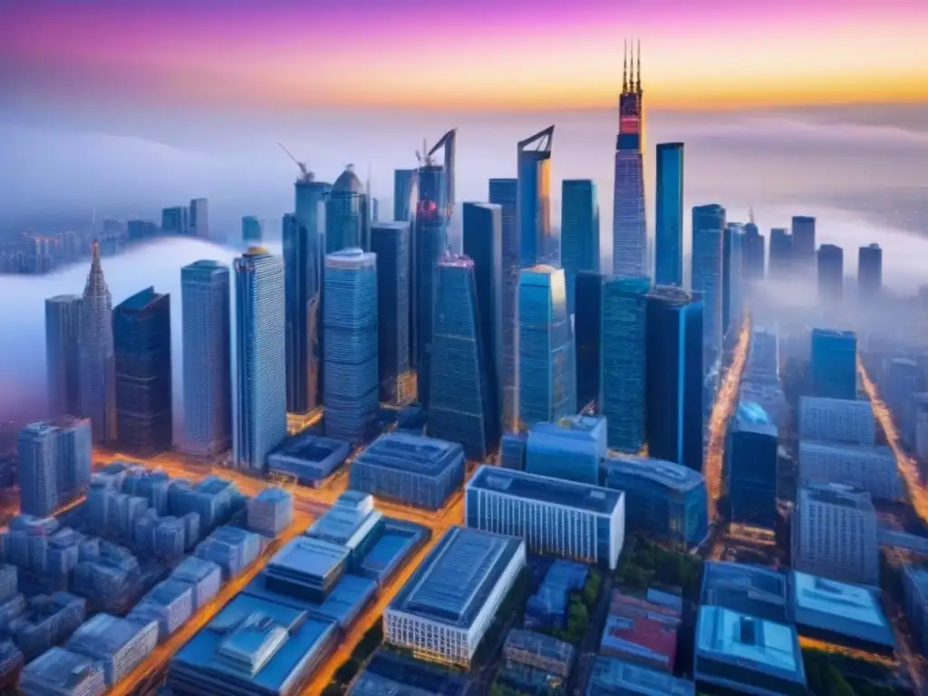 Invierte en REITs comerciales globalmente desde el vibrante skyline urbano
