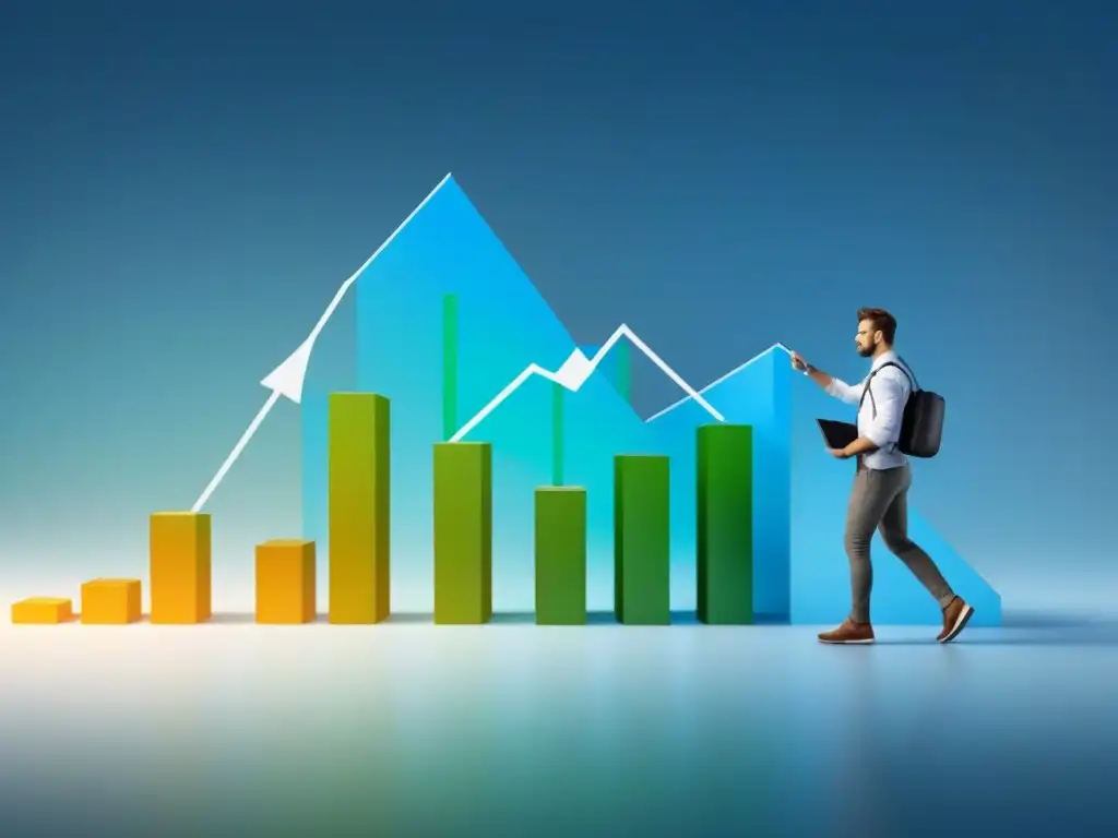 Comparación hipotecaria: ARM vs Comparativa de préstamos inmobiliarios tasa: Representación moderna y detallada de dos caminos financieros divergentes