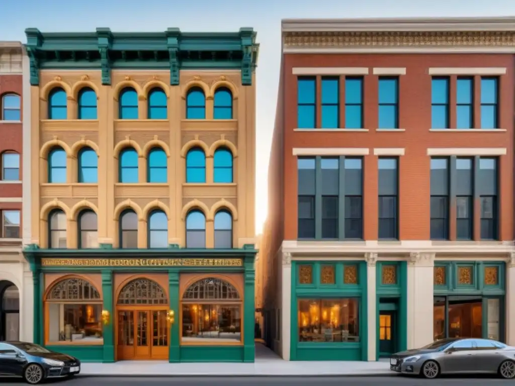 Comparativa inmobiliaria: modernidad vs Una comparativa visual entre préstamos inmobiliarios comerciales: modernidad frente a tradición