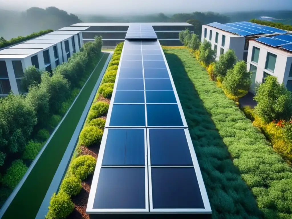 Complejo sostenible: arquitectura innovadora en armonía con la naturaleza Complejo arquitectónico sostenible con certificaciones de importancia en inversión inmobiliaria