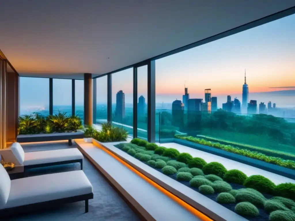 Condominio moderno de lujo: diseño arquitectónico elegante con jardines en la azotea y vistas panorámicas Un complejo de condominios modernos de lujo con diseño arquitectónico elegante y plataformas integradas préstamos inmobiliarios