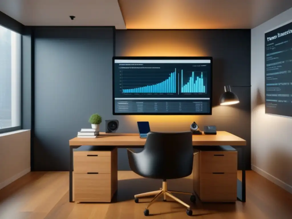 Contraste educativo: aula virtual vs Contraste entre cursos online y presenciales en financiamiento inmobiliario en aula moderna dividida