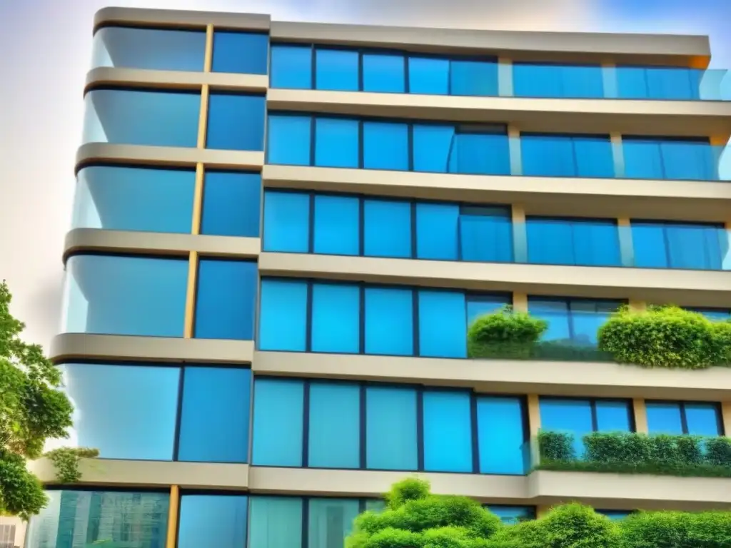 Inversión inmobiliaria de alto rendimiento en entorno urbano exclusivo Inversión crowdfunding en propiedades de alto rendimiento en edificio lujoso rodeado de naturaleza
