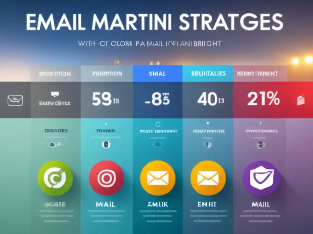 Infografía detallada: Estrategias de email marketing para seguros de propiedades Infografía detallada y moderna de comparación de estrategias de email marketing para seguros, con diseño atractivo y datos claros