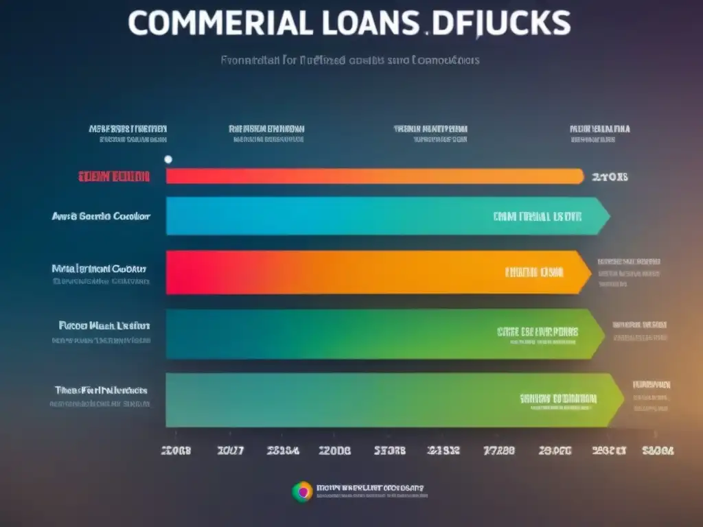 Infografía detallada: financiamiento para proyectos comerciales Infografía detallada y moderna sobre opciones financiamiento proyecto comercial con préstamos, inversionistas, crowdfunding y subvenciones