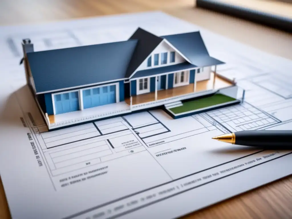 Planos de casa en transformación: renovación detallada y elegante Detallado plano arquitectónico de una casa en proceso de flipping, resaltando errores comunes en el Flipping de Propiedades