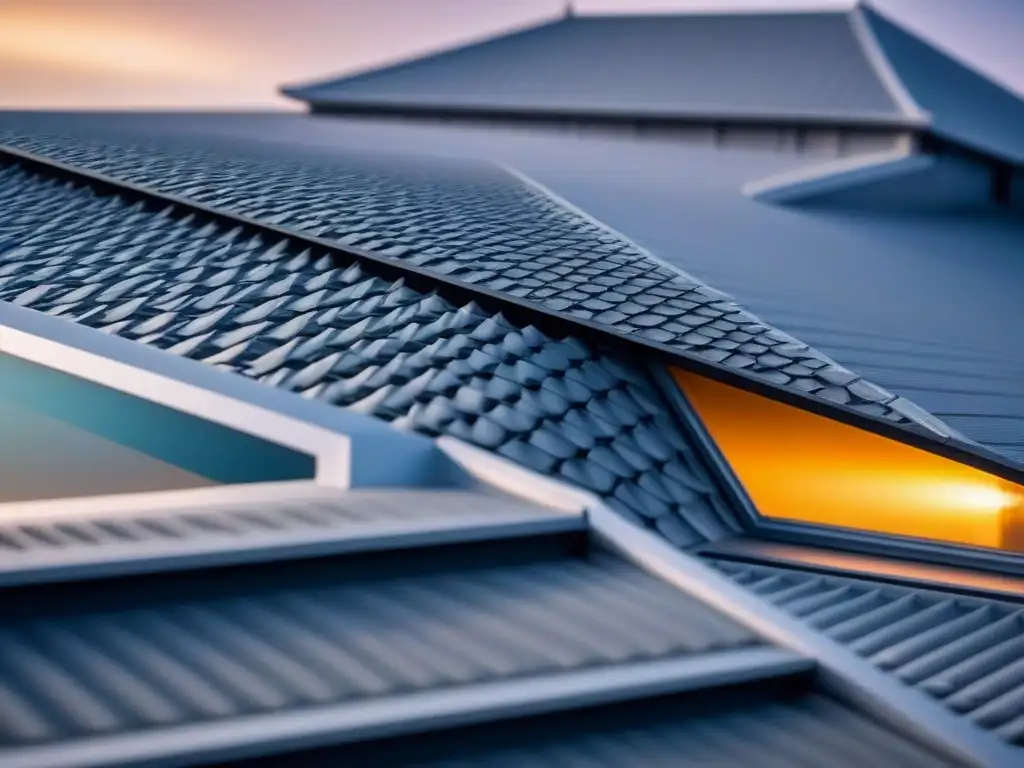 Material ecológico futurista: textura innovadora y diseño moderno Detalles futuristas de materiales construcción sostenibles innovadores