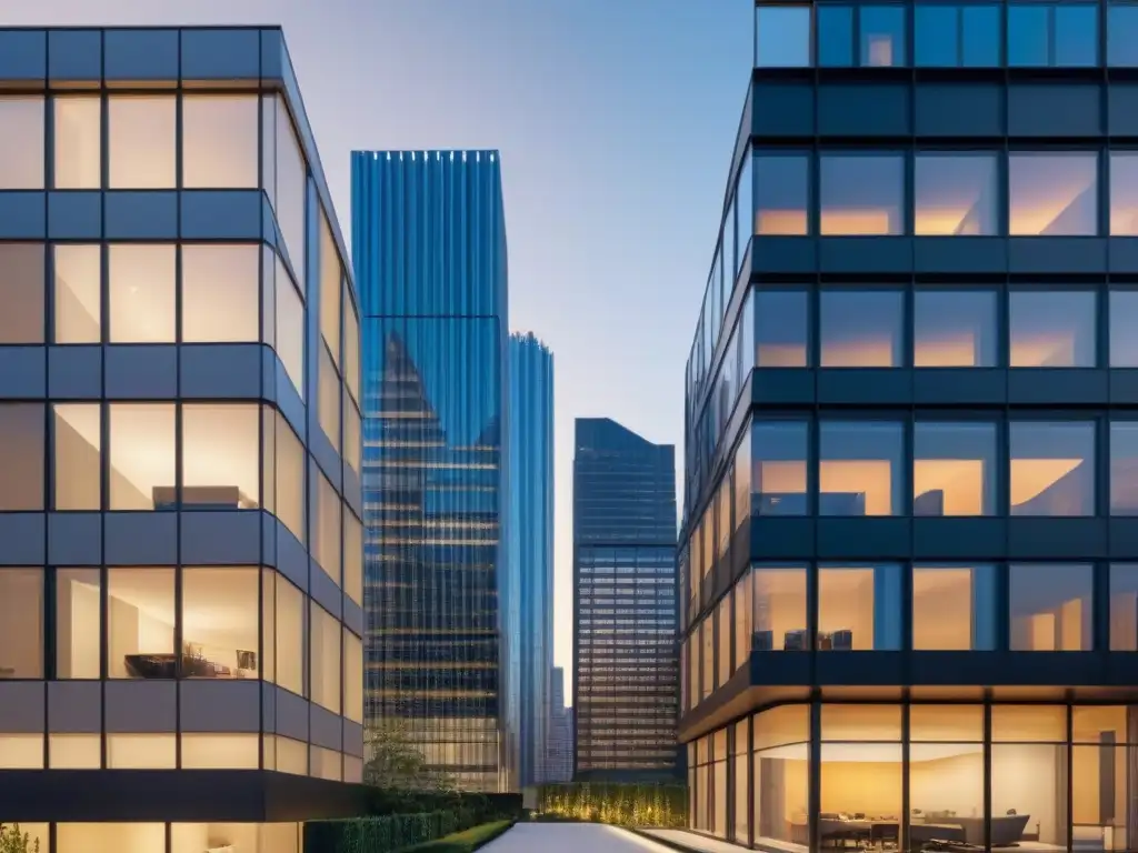 Inversiones inmobiliarias: Comercial vs La dualidad entre REITs comerciales y propiedades físicas: un edificio moderno frente a una acogedora casa con jardín