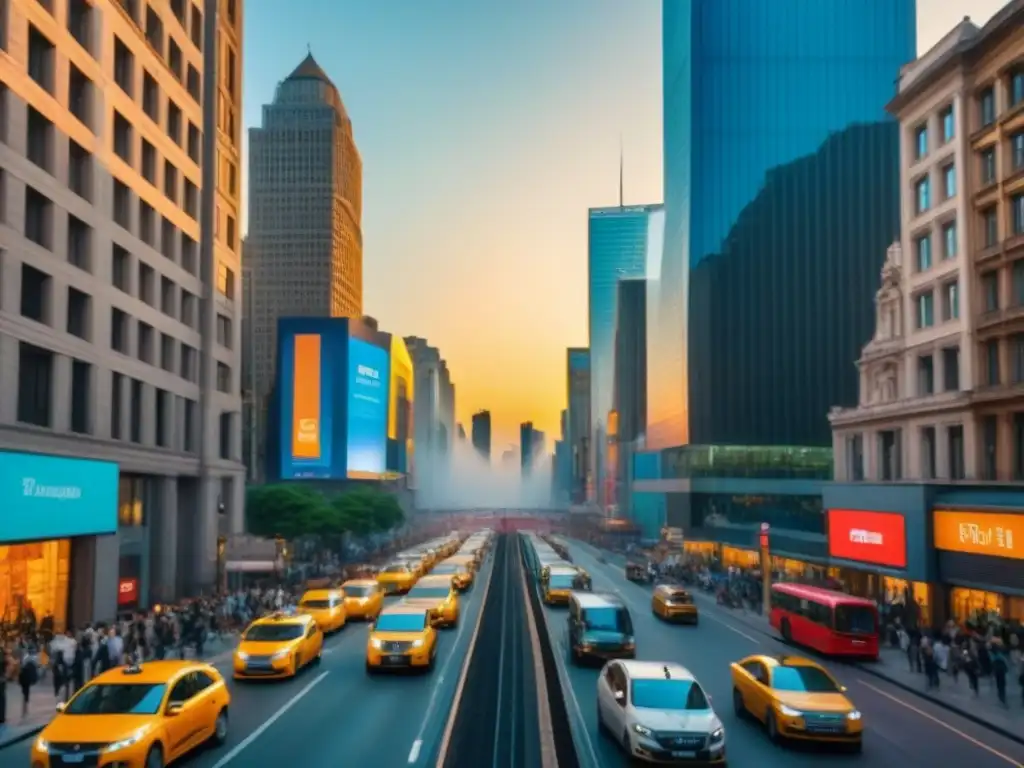 Transformación urbana: horizonte dorado de una ciudad vibrante Transformación económica a través del impacto del desarrollo urbano en economías locales