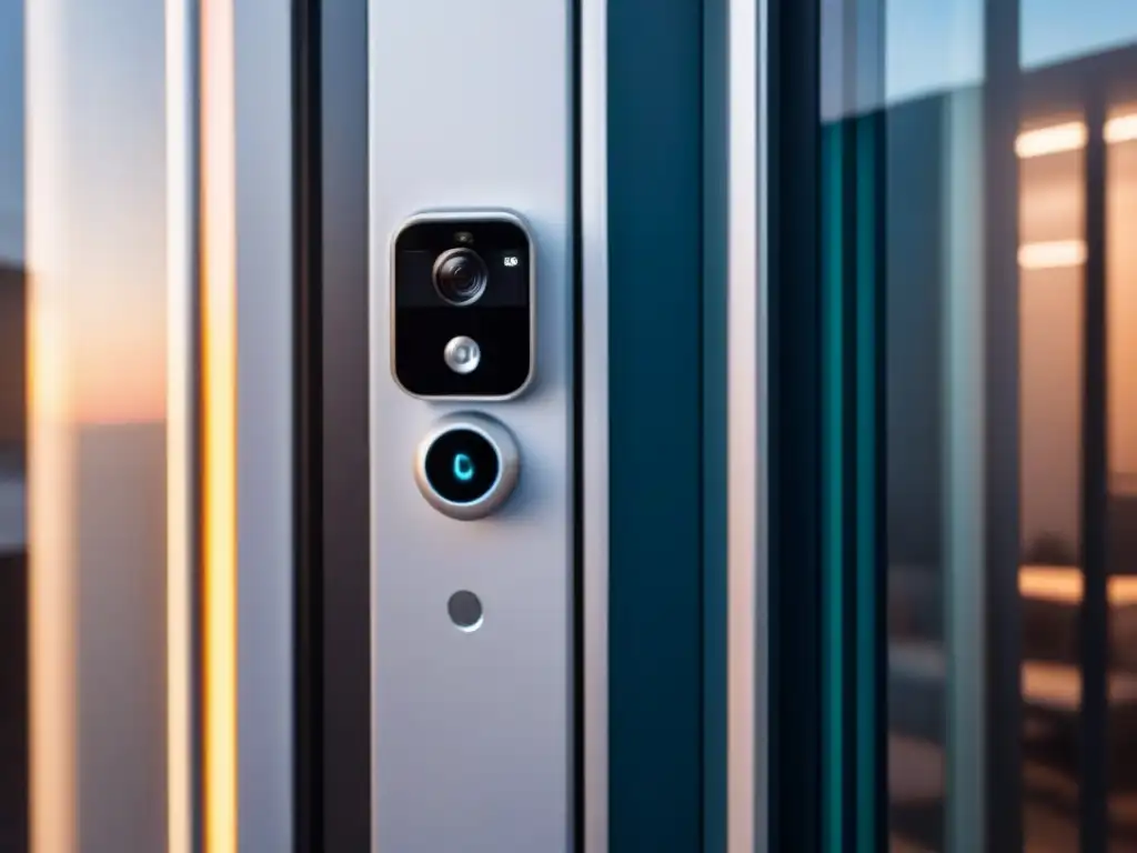 Seguridad hightech en edificio de lujo Edificio de lujo con avanzado sistema de seguridad integrado