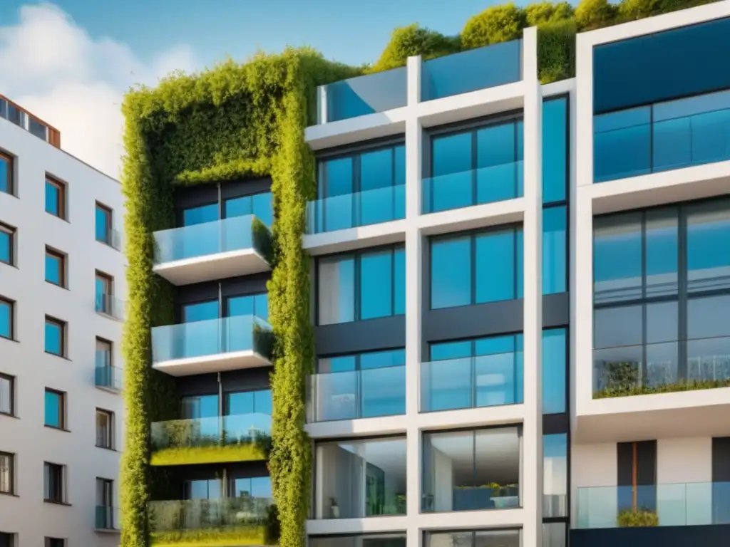 Edificio moderno en Lisboa con diseño vanguardista y terraza panorámica