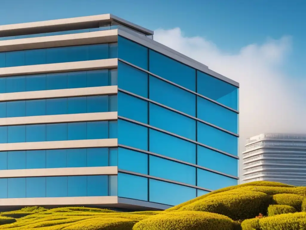 Edificio moderno en Lisboa, Portugal, reflejando innovación y sofisticación en el financiamiento inmobiliario en Portugal