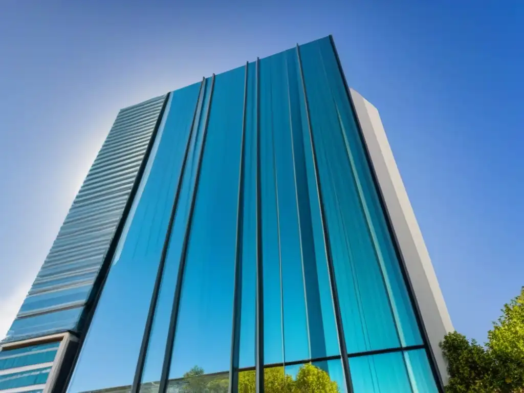 Edificio vanguardista en Madrid | Modernidad y profesionalismo Edificio moderno en Madrid reflejando innovación y progreso