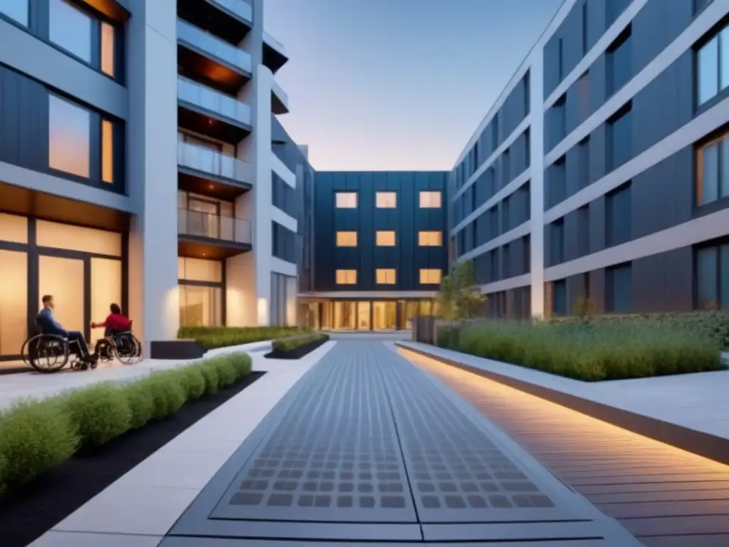 Edificio residencial inclusivo y tecnológico en 8k Edificio residencial inclusivo con mejoras accesibilidad mercado inmobiliario
