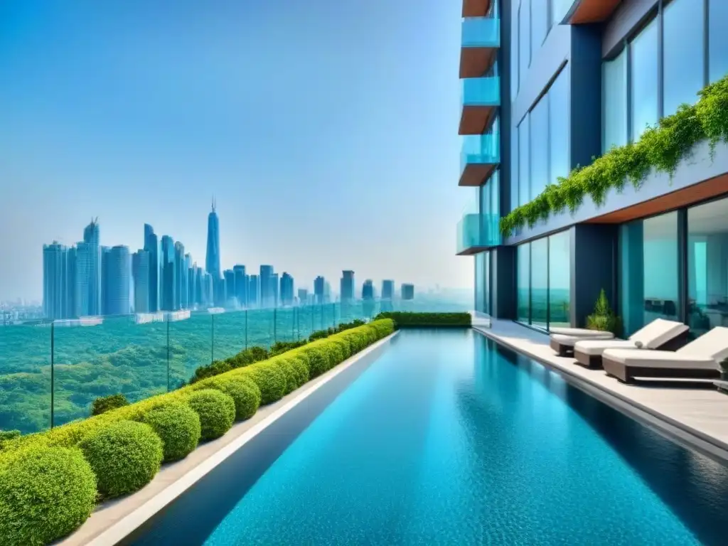 Elegante complejo de lujo con piscina y diseño moderno en zona exclusiva para financiamiento inmobiliario extranjeros zonas exclusivas