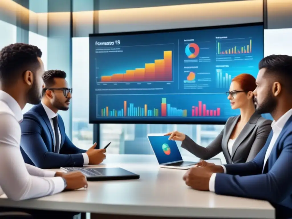 Equipo de profesionales colaborando en estrategias financieras Equipo de profesionales colaborando en estrategia financiera con beneficios fiscales inversiones corto plazo