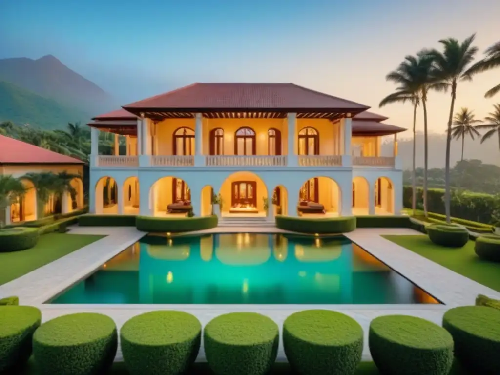Esplendor en la mansión: lujo y elegancia en un paraíso exclusivo Espléndida mansión de lujo con jardines, piscina y vistas panorámicas, ideal para financiamiento préstamo inmobiliario lujo
