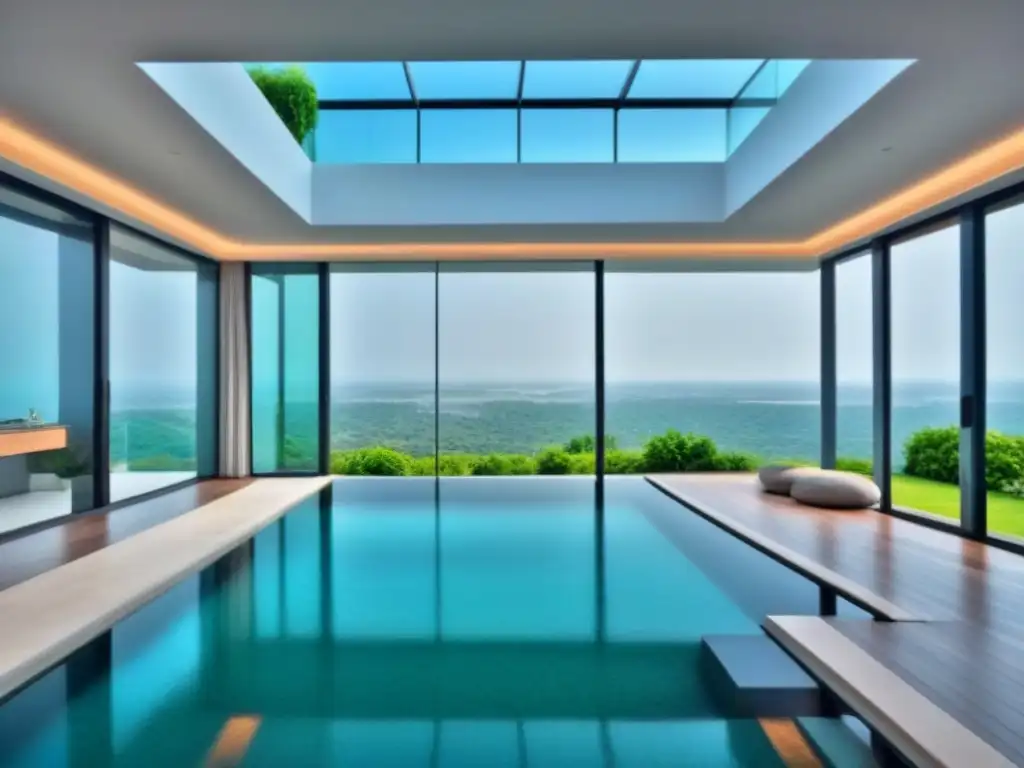 Mansión de lujo con diseño moderno y vistas impresionantes Espléndida mansión moderna con vistas a jardines exuberantes y piscina reluciente, ideal para reducción impuestos propiedad inmobiliaria