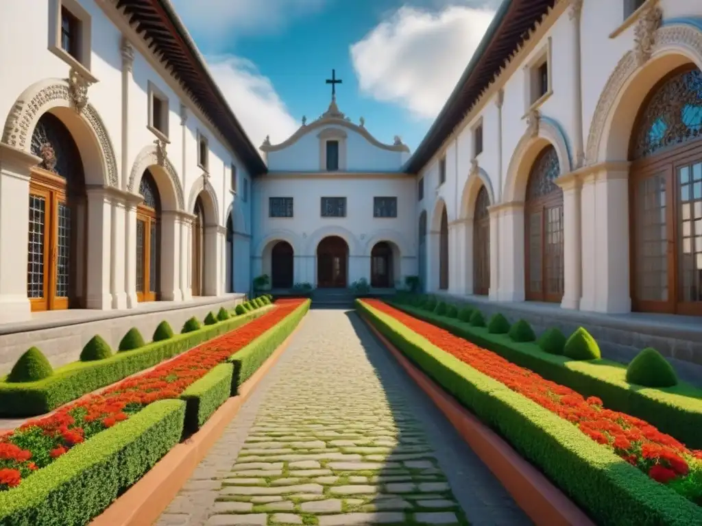 Edificio histórico restaurado con detalles arquitectónicos impresionantes Espléndida preservación del patrimonio cultural: majestuoso edificio histórico con detalles arquitectónicos intrincados y jardines exuberantes