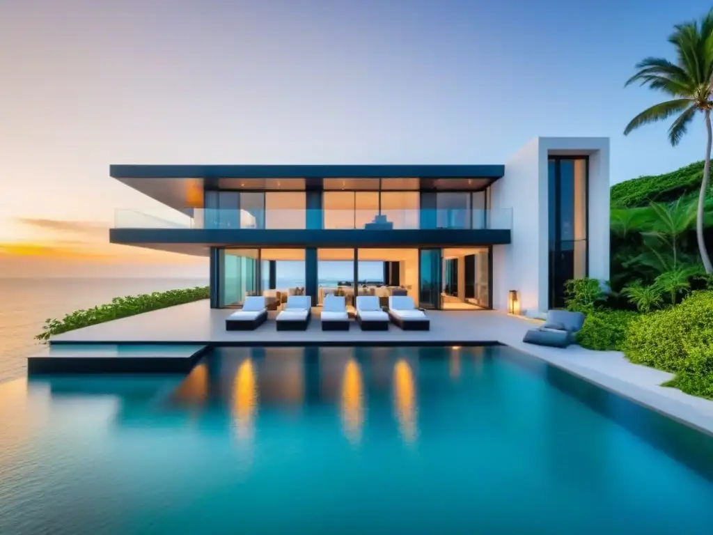 Villa de lujo frente al mar: diseño moderno y vistas panorámicas Invierte en la excelencia de una villa playera moderna, elegante y lujosa, un oasis perfecto para una segunda vivienda de ensueño