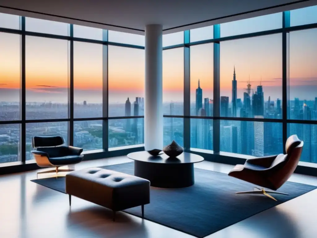 Penthouse moderno con vistas panorámicas a la ciudad Exclusivo ático moderno con vista panorámica de la ciudad y diseño elegante para vender inmuebles estrategias optimizar ganancias