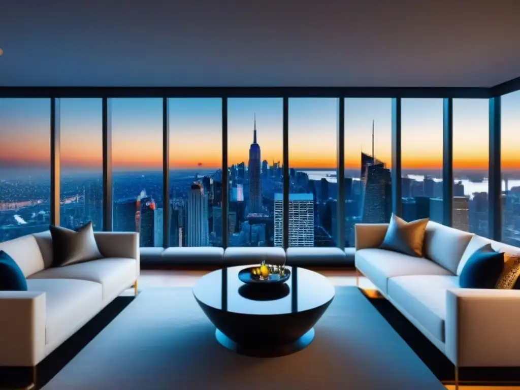 Penthouse de lujo con vistas panorámicas en metrópolis Exclusivo penthouse de lujo con vista a la ciudad
