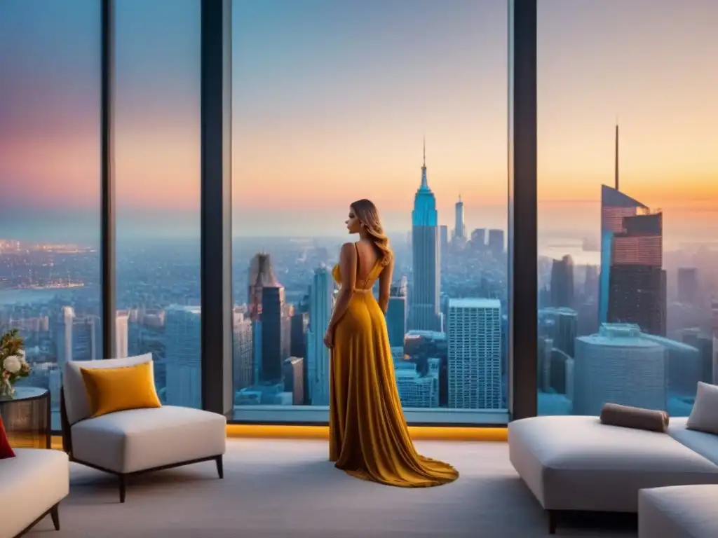 Penthouse de lujo con vista a la ciudad: diseño moderno y exclusivo Exclusivo penthouse moderno con vista a la ciudad, lujo y sofisticación en tiempos de crisis económicas mercado lujo