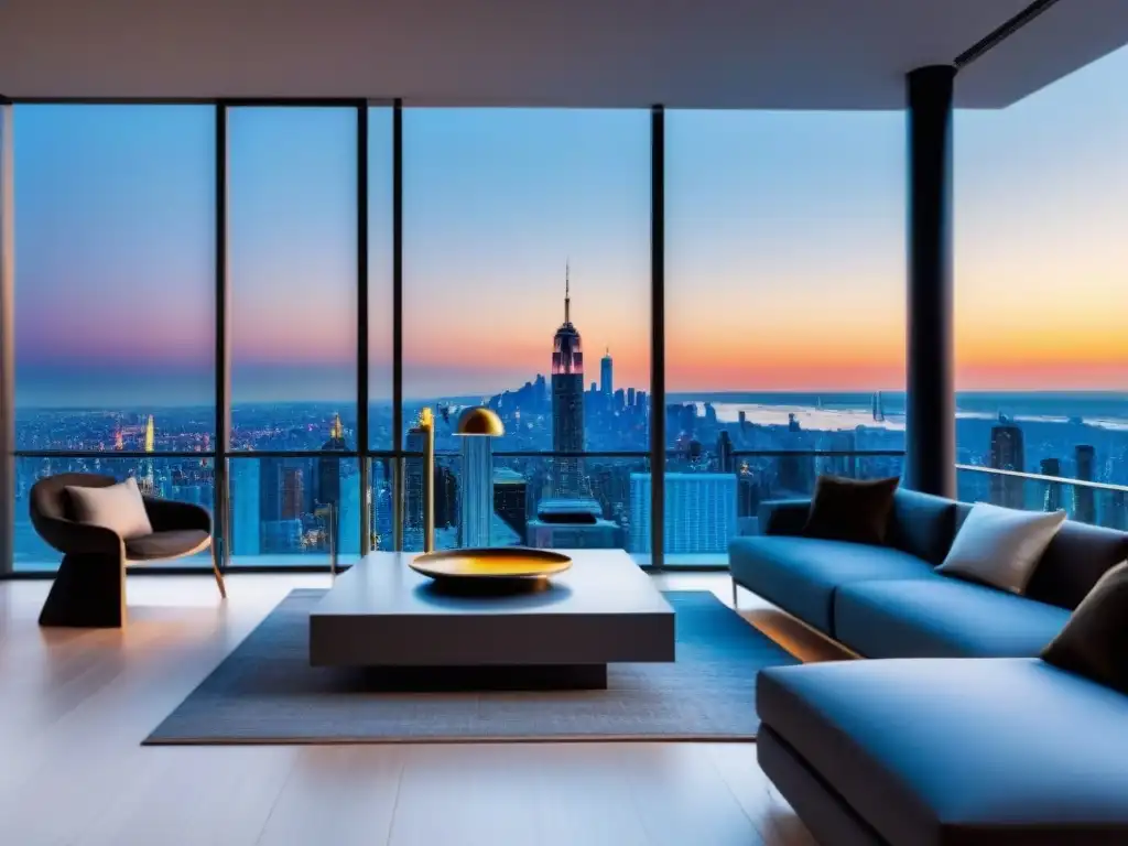 Exclusivo penthouse con vista a la ciudad, lujo y tecnología