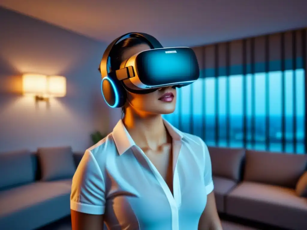 Realidad virtual de lujo: Apartamento moderno en AR Una experiencia inmersiva de Realidad Virtual Aumentada en un lujoso apartamento moderno