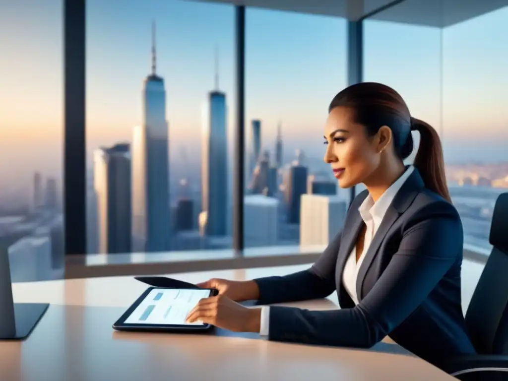 Seguro de real estate: Consulta experta y profesional Expertos en seguros del mercado inmobiliario brindan confianza y protección en una oficina moderna y luminosa