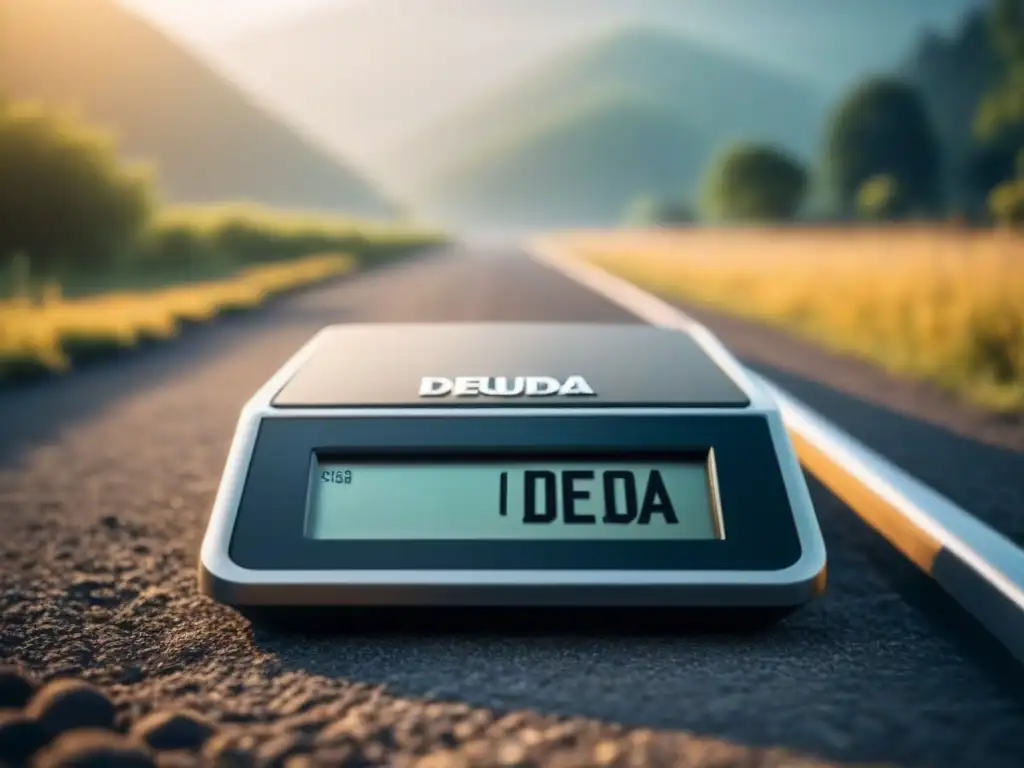 Gráfico impactante: Deuda vs Ingreso en aprobación hipotecaria Un gráfico moderno detallado muestra la desproporción entre 'Deuda' e 'Ingreso' en un elegante diseño futurista