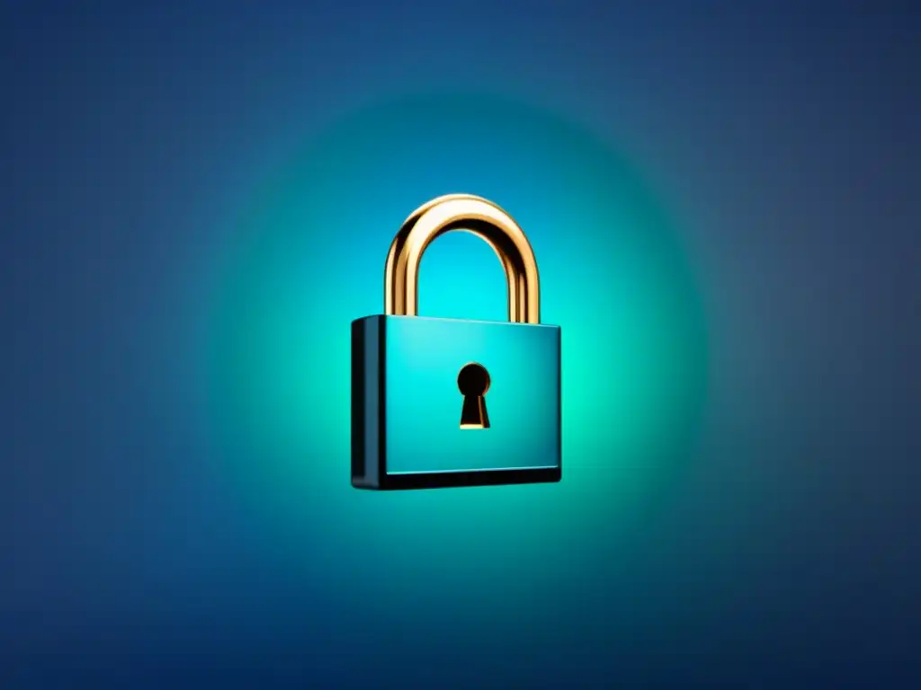 Interfaz de seguridad digital futurista con códigos encriptados y candados virtuales Una interfaz de seguridad digital futurista protegiendo códigos encriptados con candados virtuales, en un diseño moderno y elegante