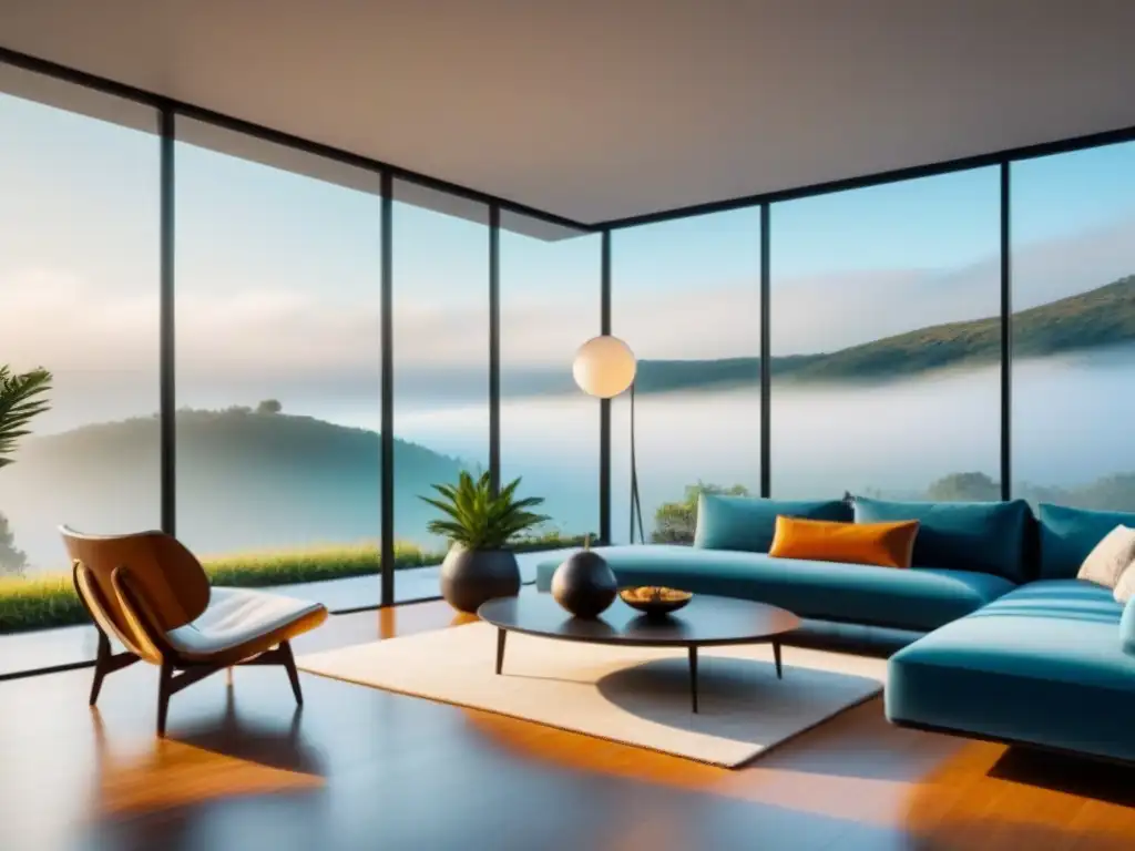 Diseño de casa moderna: elegancia y luminosidad Interior luminoso y moderno de una casa con diseño elegante y minimalista