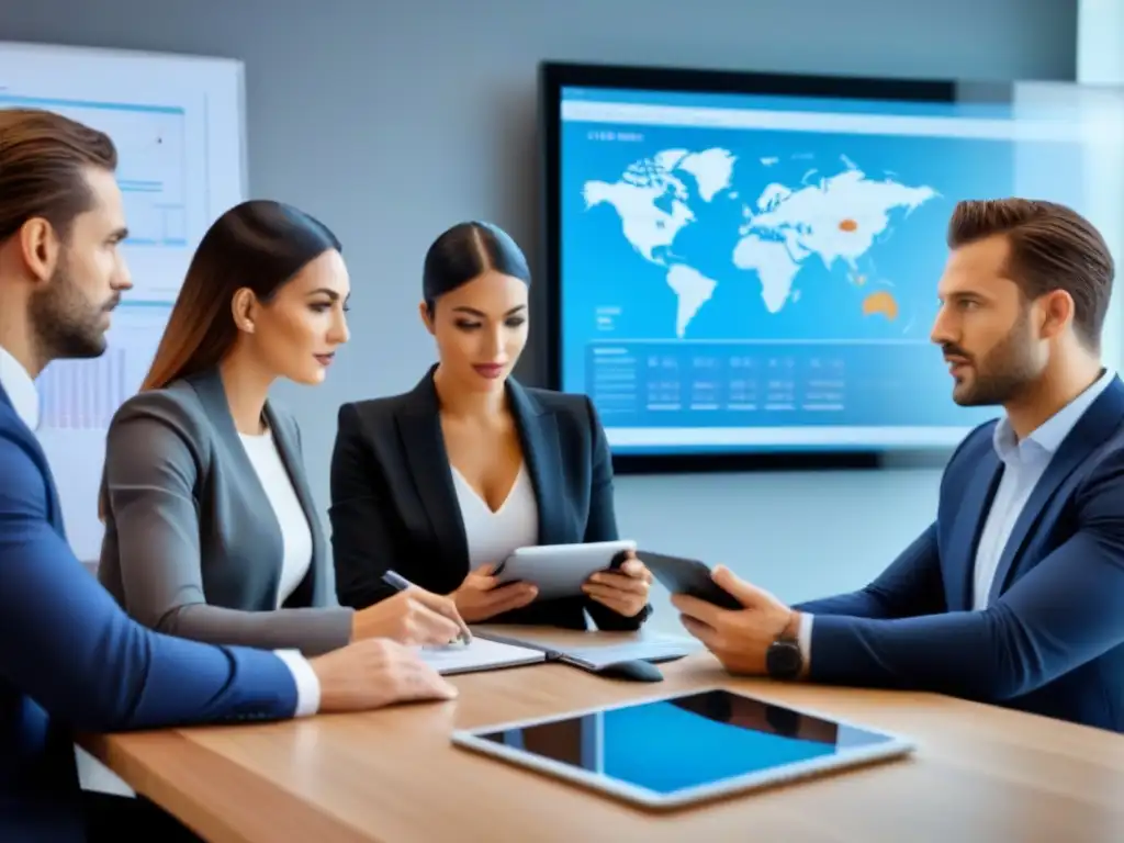 Inversores inmobiliarios analizan datos con determinación Inversionistas inmobiliarios evitando errores en crowdfunding