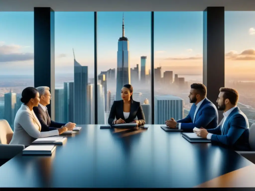 Inversionistas inmobiliarios internacionales analizando datos para maximizar rendimientos