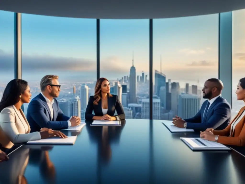 Inversionistas internacionales colaboran en moderna sala con ventajas fiscales inversión inmobiliaria internacional