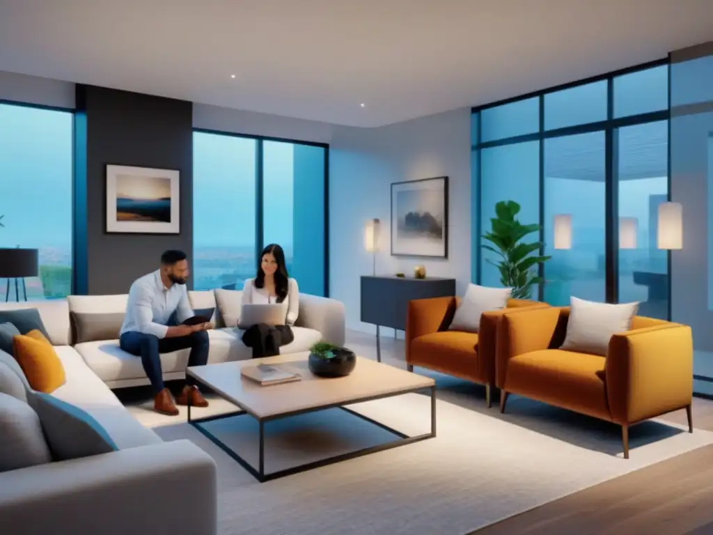 Inversión segura: primeros compradores de vivienda en acción Jóvenes compradores de vivienda en acción, confiados y seguros en su proceso de adquisición