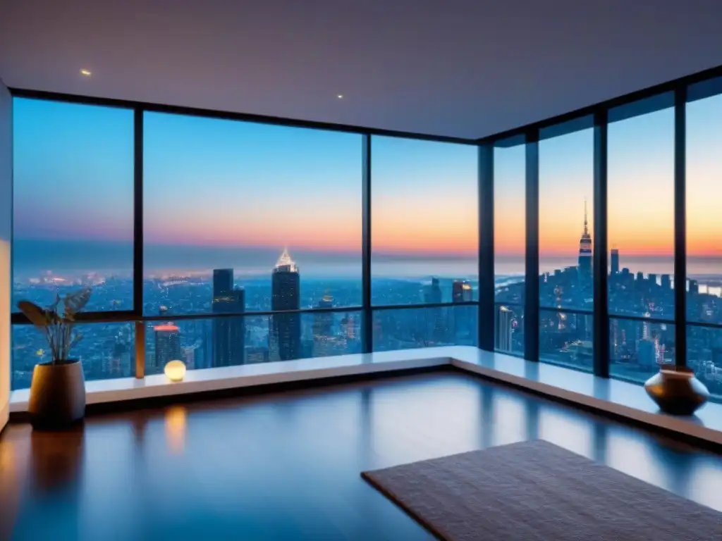 Residencia de lujo en ciudad: diseño arquitectónico moderno Una lujosa residencia contemporánea con diseño moderno y ventanales de piso a techo, terraza en la azotea y fachada elegante en una ciudad vibrante