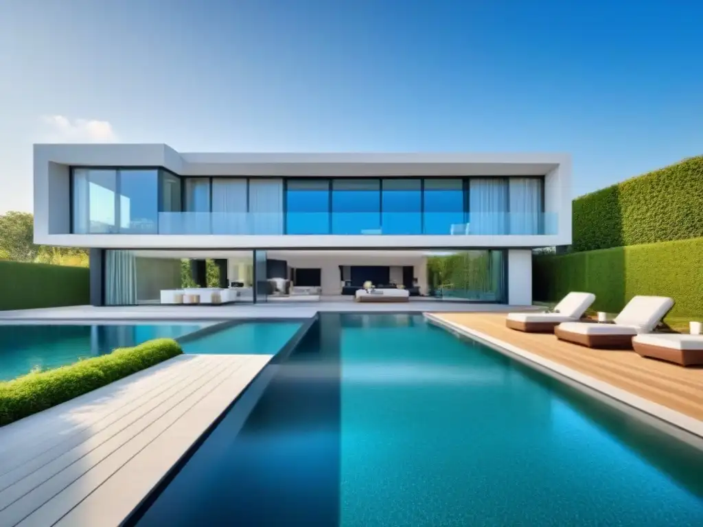 Una mansión moderna lujosa con impacto en diseño arquitectura bienes raíces
