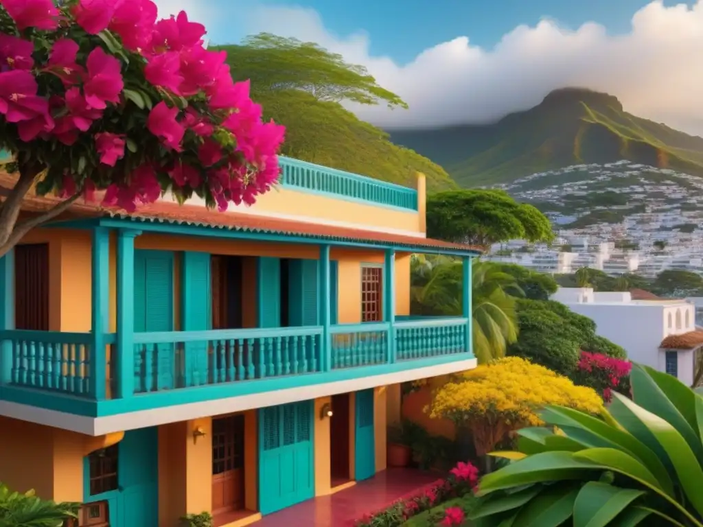 Una mezcla cautivadora de estilos arquitectónicos latinoamericanos, resaltando la diversidad y el encanto de la región