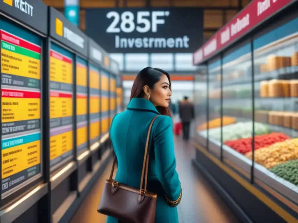 Infografía moderna de REITs: gráficos coloridos muestran rendimiento, dividendos y propiedades