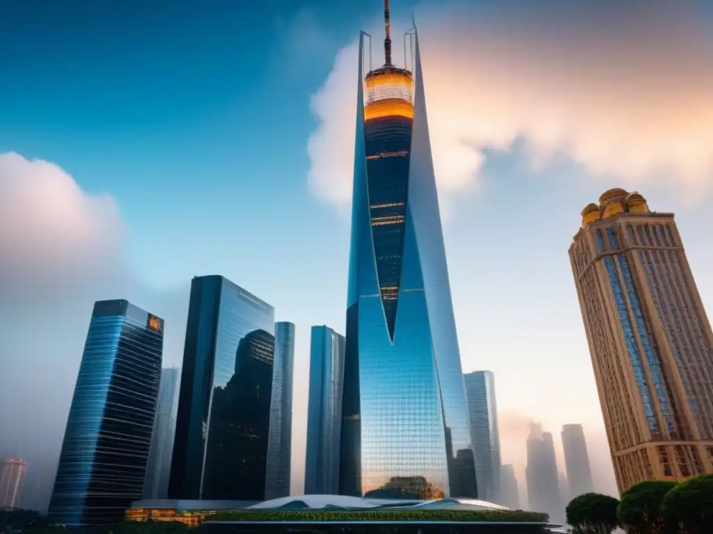 Rascacielos moderno en ciudad internacional: inversión inmobiliaria Oportunidades de inversión inmobiliaria internacional: rascacielos moderno en una ciudad dinámica y vibrante