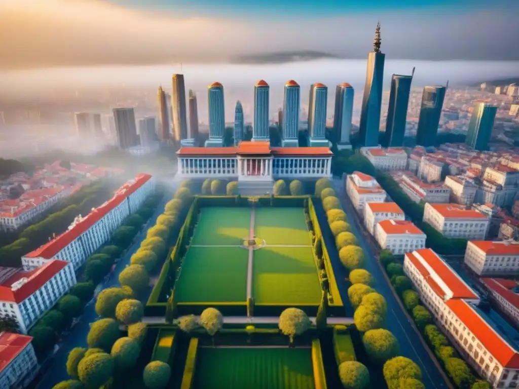 Contraste arquitectónico: Centro histórico vs Oportunidades inversión inmobiliaria patrimonio: mezcla única de arquitectura antigua y moderna en el centro histórico de la ciudad