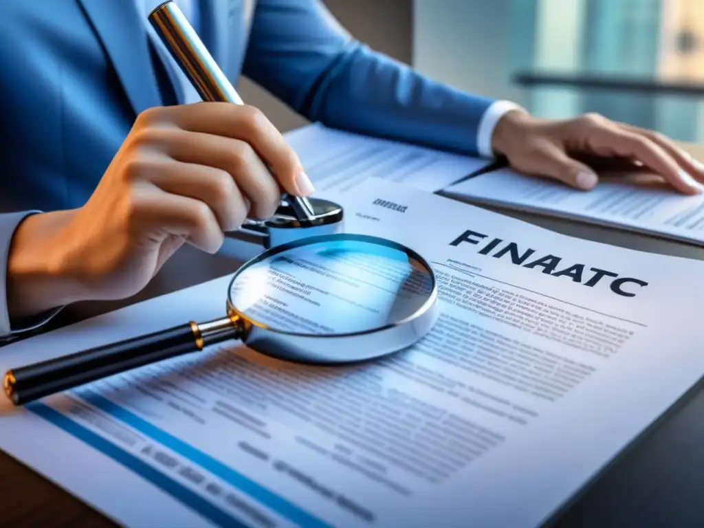 Persona examinando contrato inmobiliario con cláusulas transparentes en financiamiento