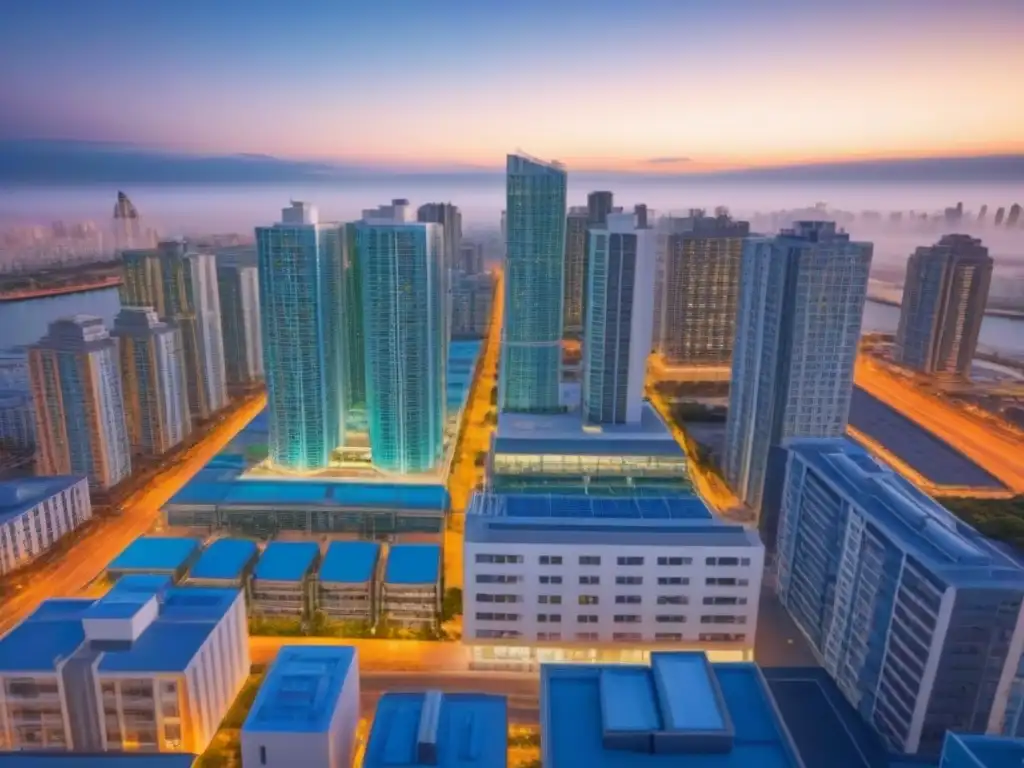 Plan detallado de edificio: seguridad y colores vibrantes Plan de contingencia detallado de un edificio con planos, protocolos de seguridad y rutas de evacuación, resaltado con colores vibrantes